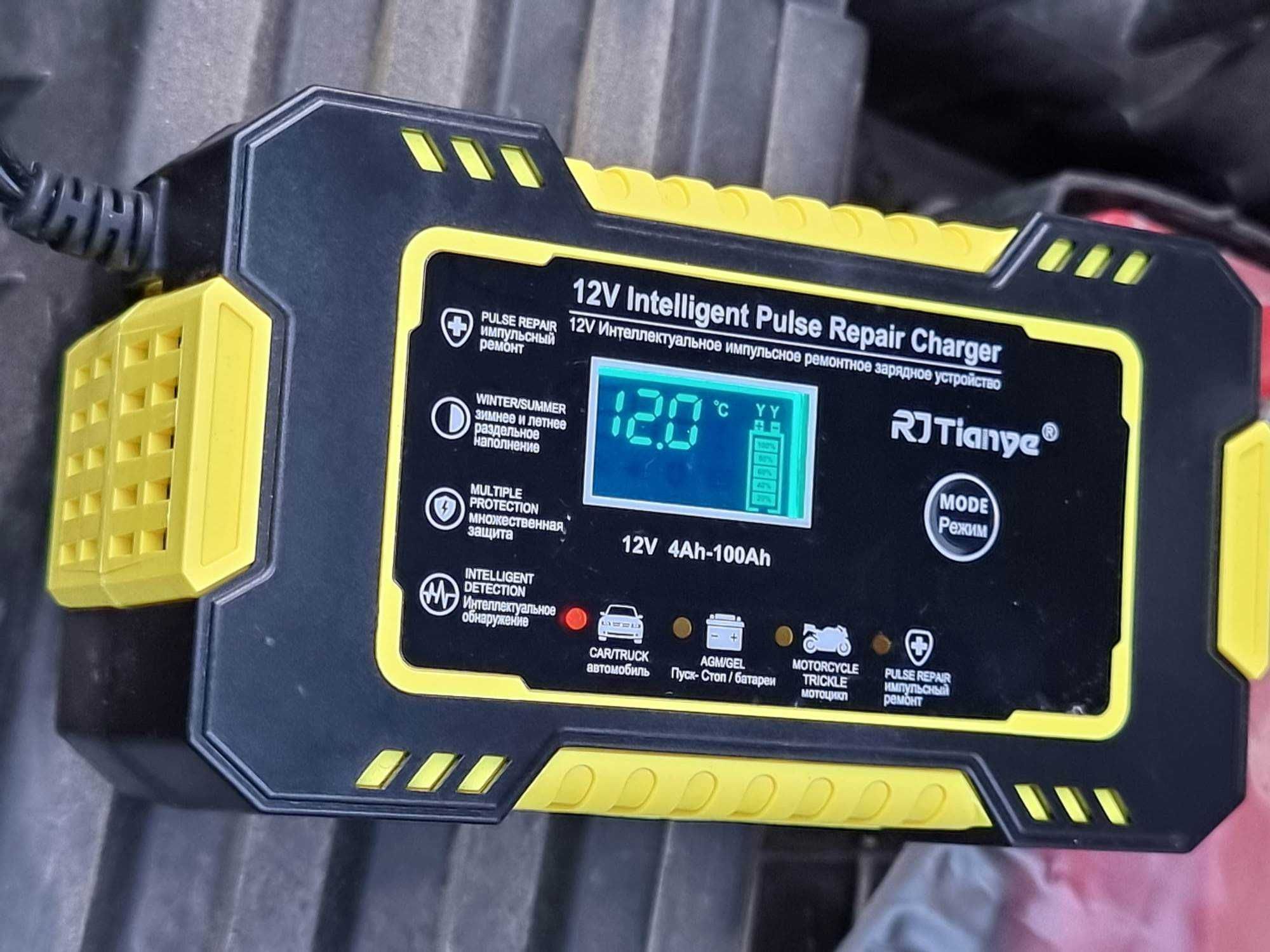 Повністю автоматичний автомобільний зарядний пристрій 12V 6A