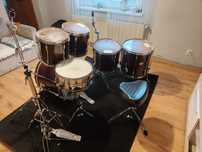 Perkusja Tama Rockstar DX – Made in Japan, lata 80. Shell Set + werbel