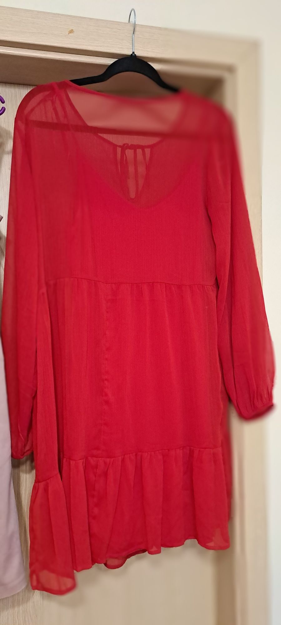 Sukienka czerwona r.38 Orsay