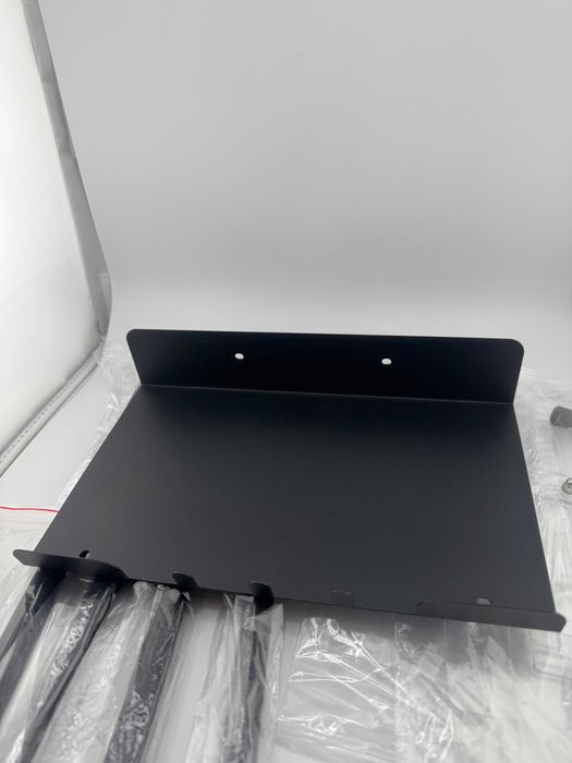 Półka wieszak czarny 3 półki łazienkowy