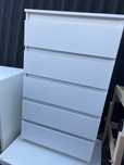 Biała komoda ikea Kullen 70x112