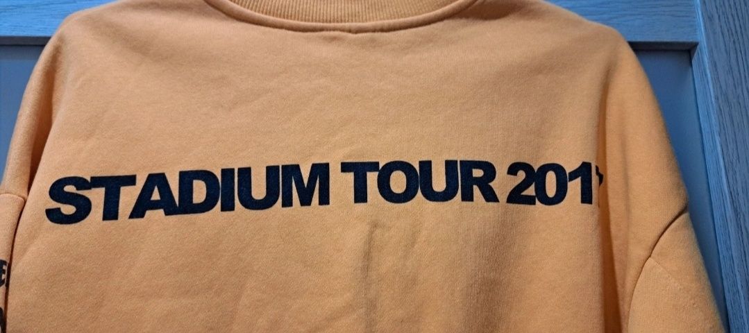 Żółta bluza Justin Bieber Stadium Tour 2017 S H&M