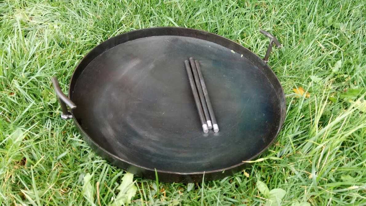 Сковорода из диска борони 50 см для пикника жаровня мангал