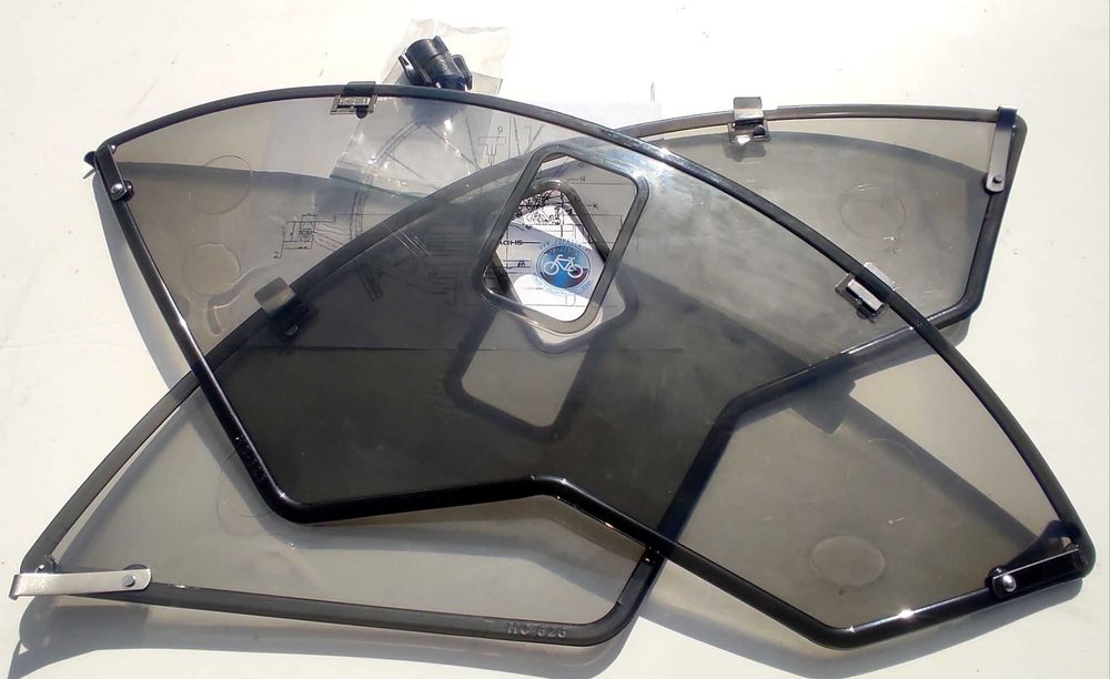 Osłony błotne na tylne koło rower z silnikiem sachs301 spartaMet Saxon