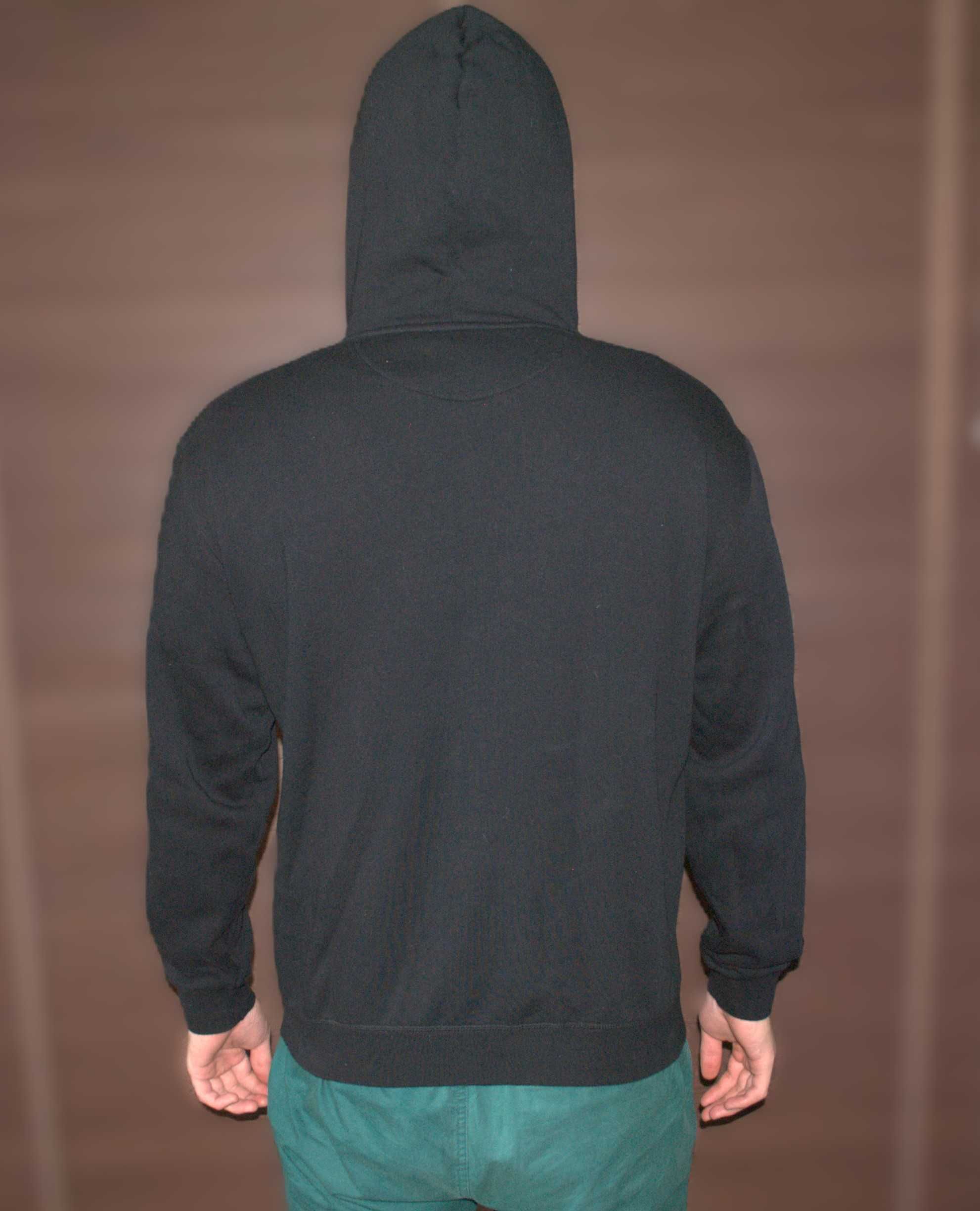 CZARNA Bluza Z Kapturem Męska PIER ONE XL PI922SA08-Q13