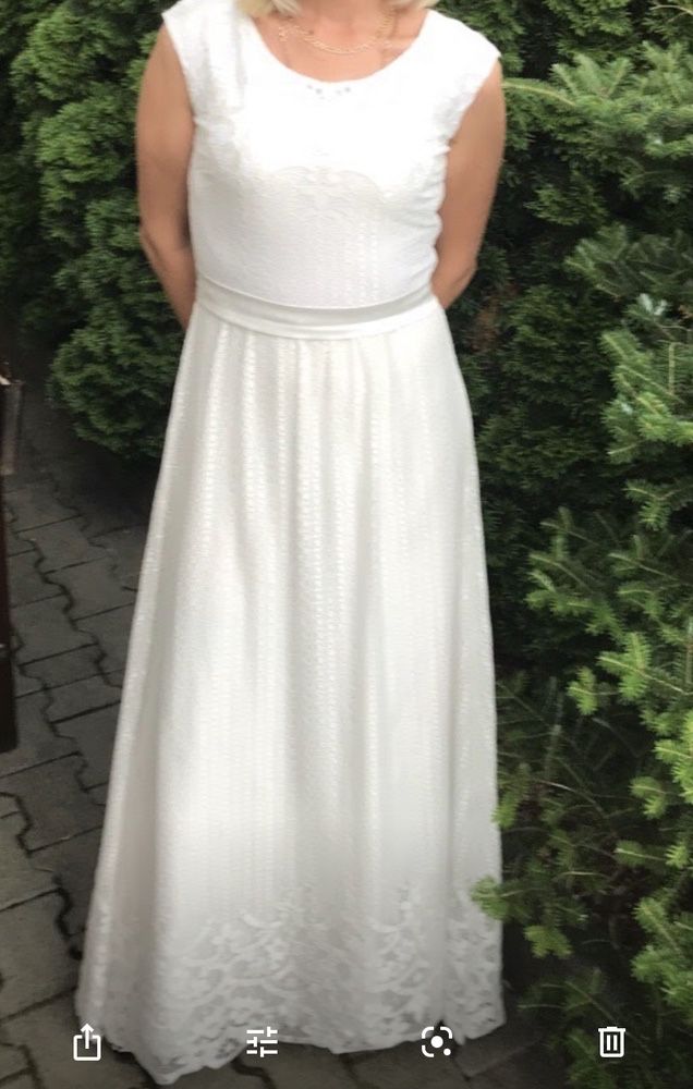 Біла сукня,стан ідеальний!
