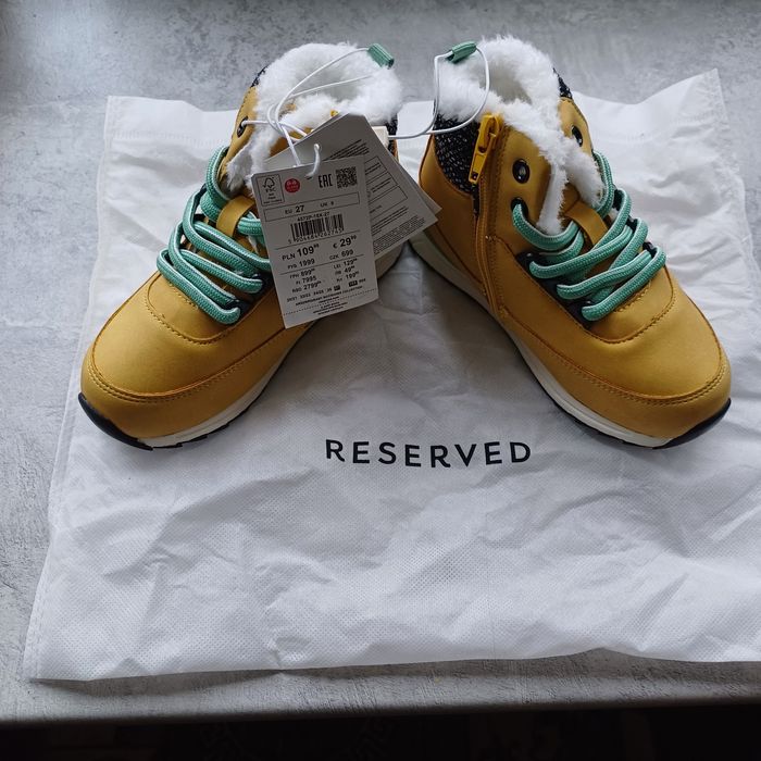 Ботинки дитячі reserved зимові 22 23 24 25 26 27 з бірками нові