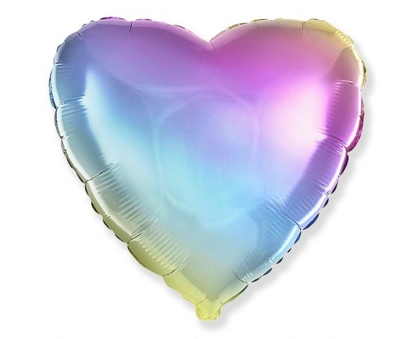 Balon foliowy "Serce", złote, 18" + inne kolory do wyboru