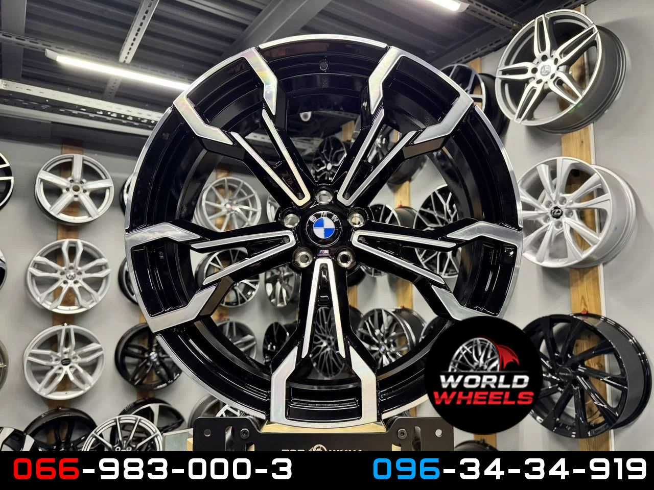 Диски R20 5x112 BMW G01 X3 G20 G30 G07 G11 G26 765M стиль різноширокі