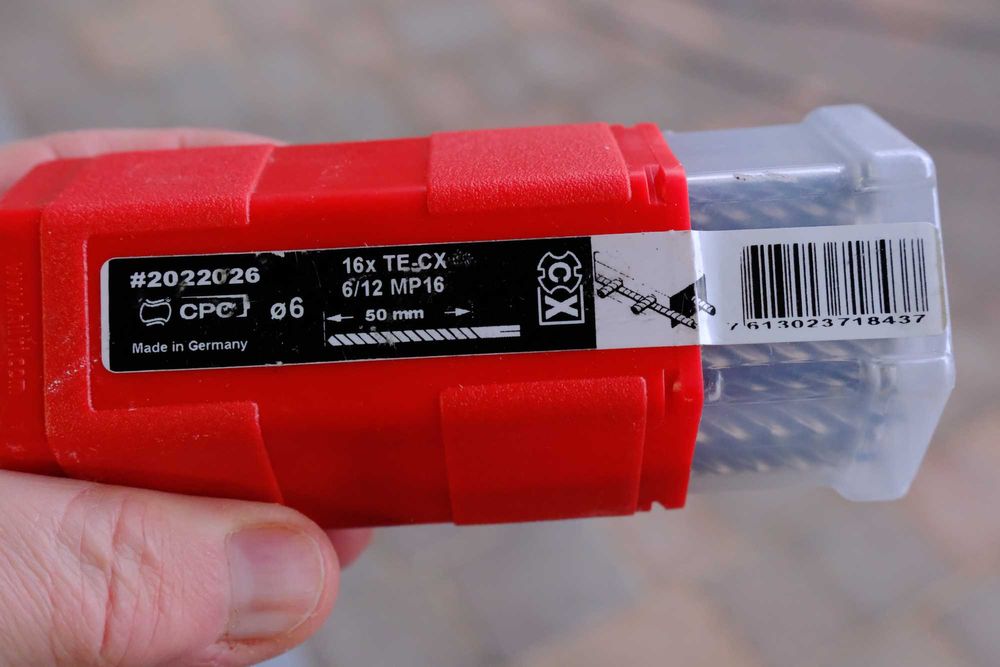 Wiertła firmy Hilti fi 6/12