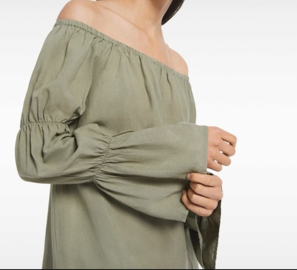Nowa Sukienka damska hiszpanka khaki mini krótka kowbojska