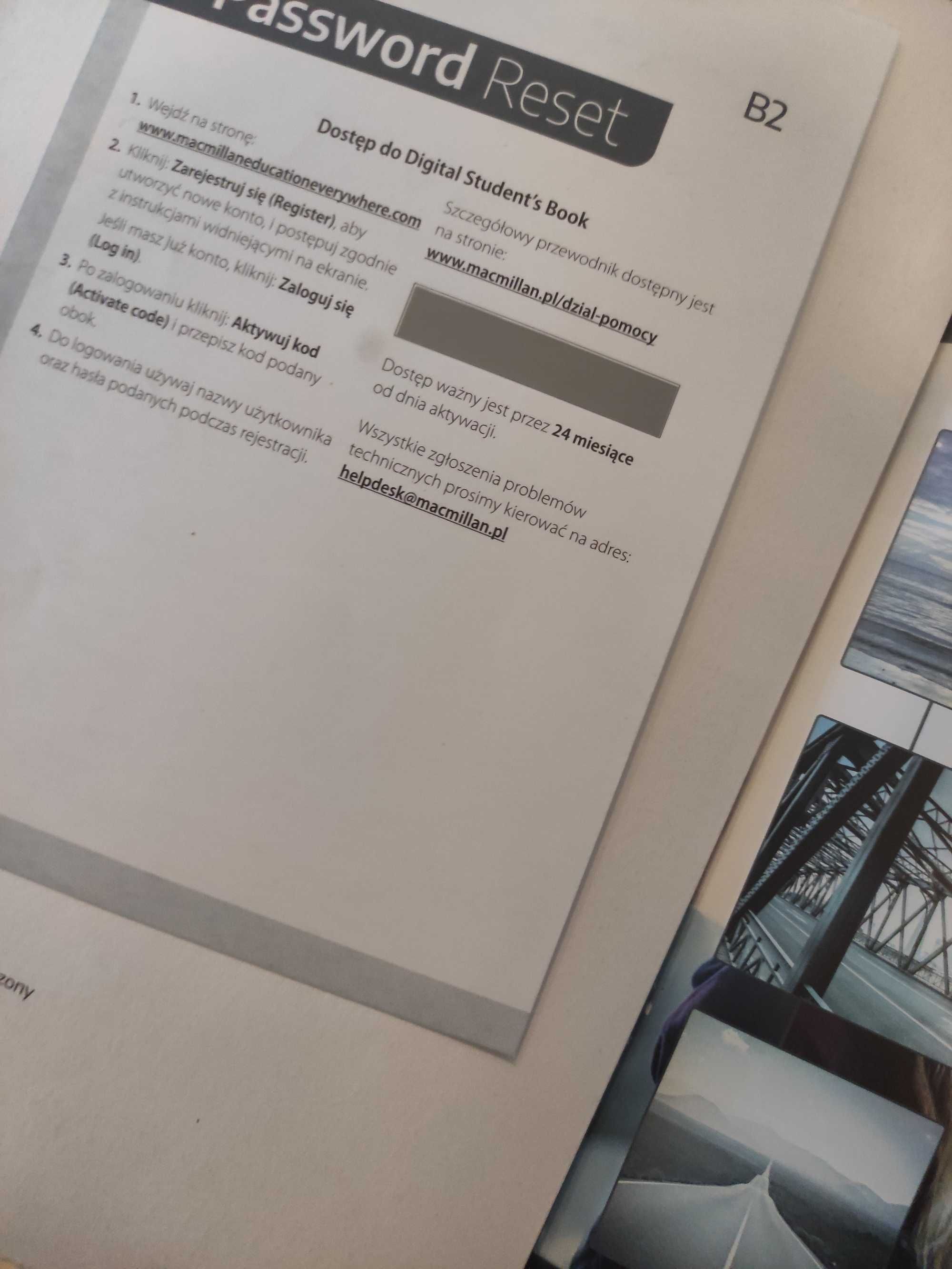 Password Reset B2 Student's Book