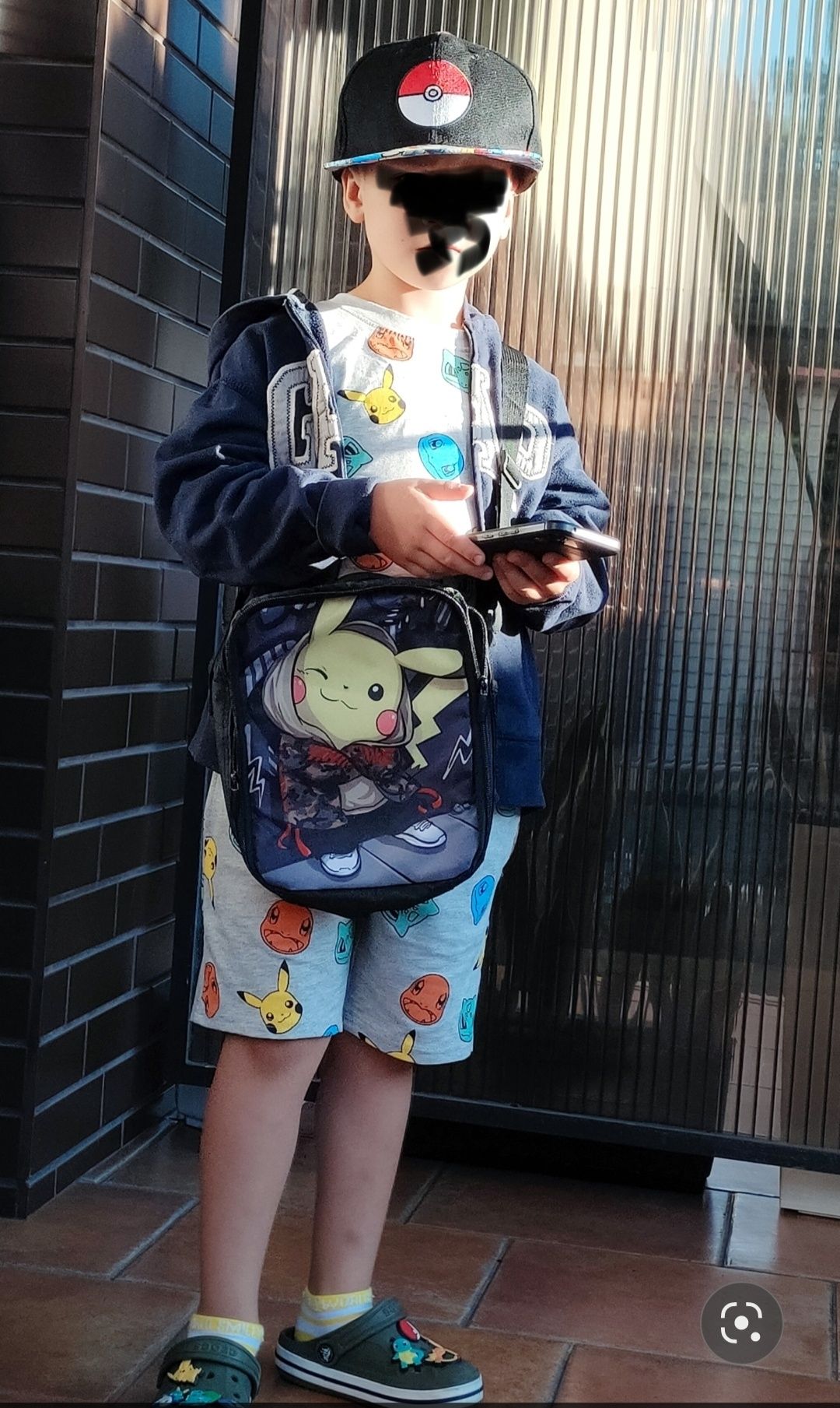 Zestaw Pokemon Pikatchu czapka torebka śniadaniówka