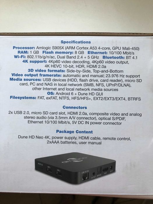 Медиапрогравач Duna HD 4K