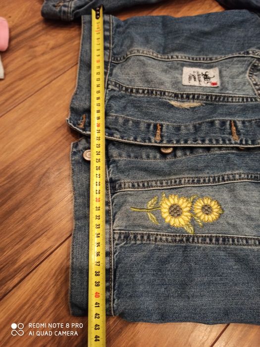 Kurtka jeansowa tally weijl 38 aplikacje