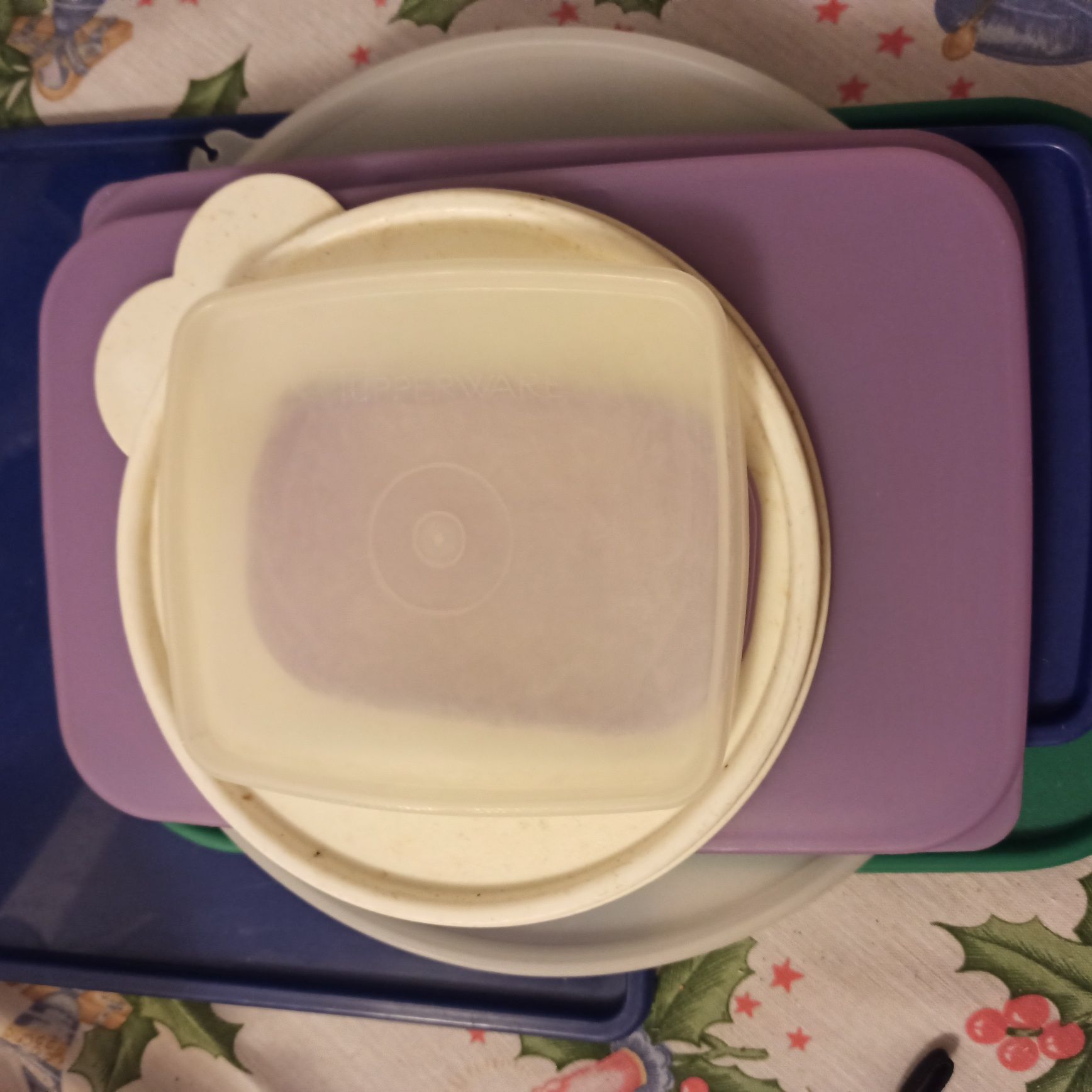 Tampas Frigoverre e Tupperware