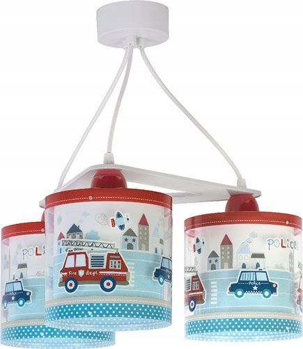 Lampa Sufitowa Pojazdy Policja Potrójna 3X60W E27