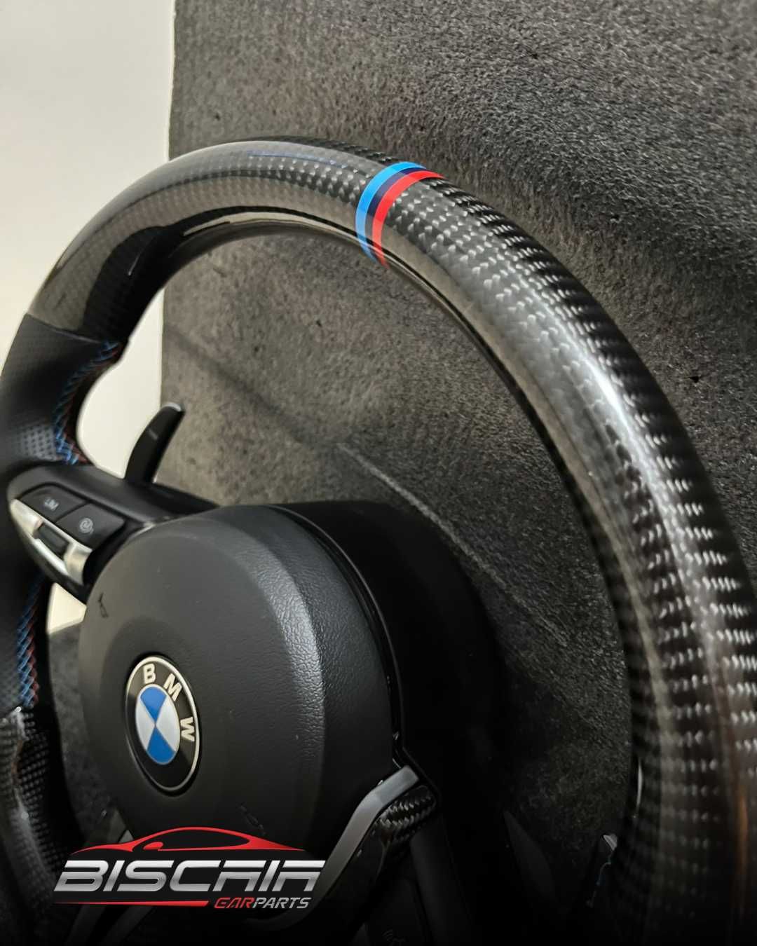 Volante BMW FULL Carbono SERIE 1 2 3 4 5 6 7 X1 X2 X3 X4 X5 X6 GT E90