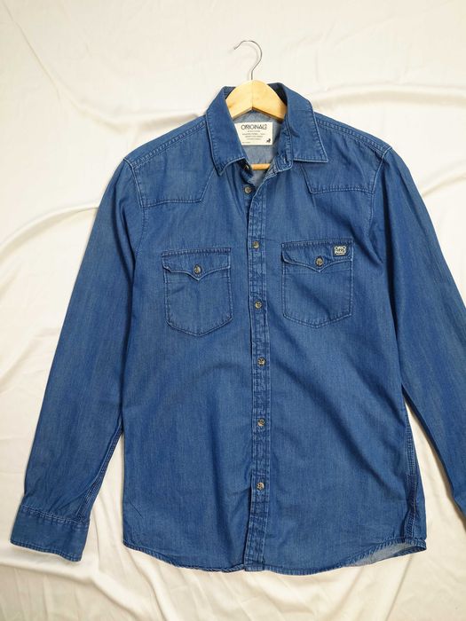 Jeansowa koszula z długim rękawem Jack & Jones S