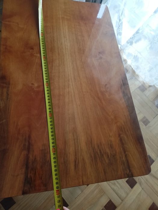 Stolik kawowy PRL, Rawicz, lata 60/70, oryginalna etykieta