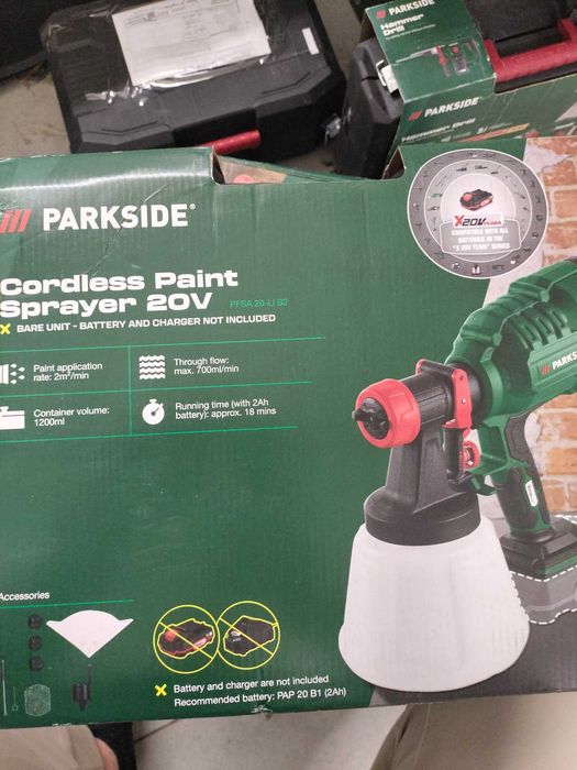 Akumulatorowy pistolet do malowania Nowy