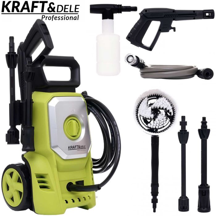 KRAFT&DELE Myjka Ciśnieniowa Samochodowa 250 Bar 2500w Zestaw KD667