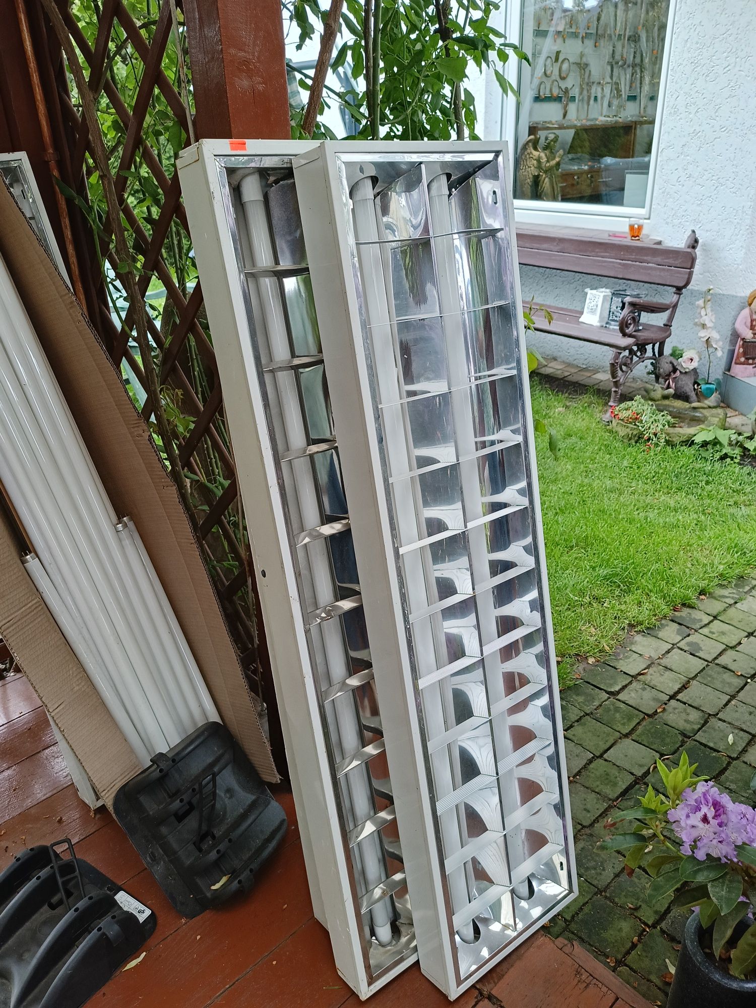 Lampy rastrowe prostokątne 5 szt