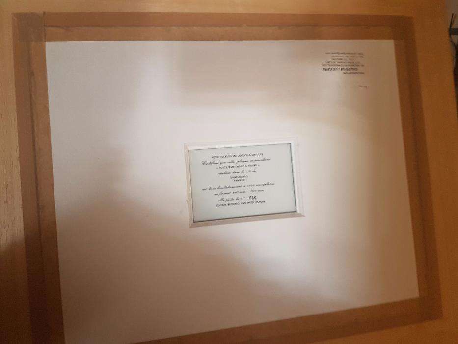 Salvador Dali - pintura em porcelana, edição limitada com certificado