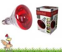 Лампа інфрачервона для обігріву курей, кроликів, перепелів, качок,