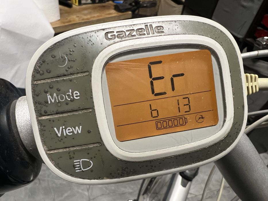 Rower elektryczny GAZELLE ORANGE 36v do naprawy/ skompletowania