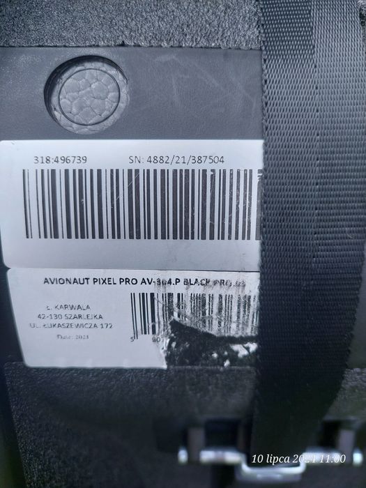 Fotelik łupina avionaut pixel pro