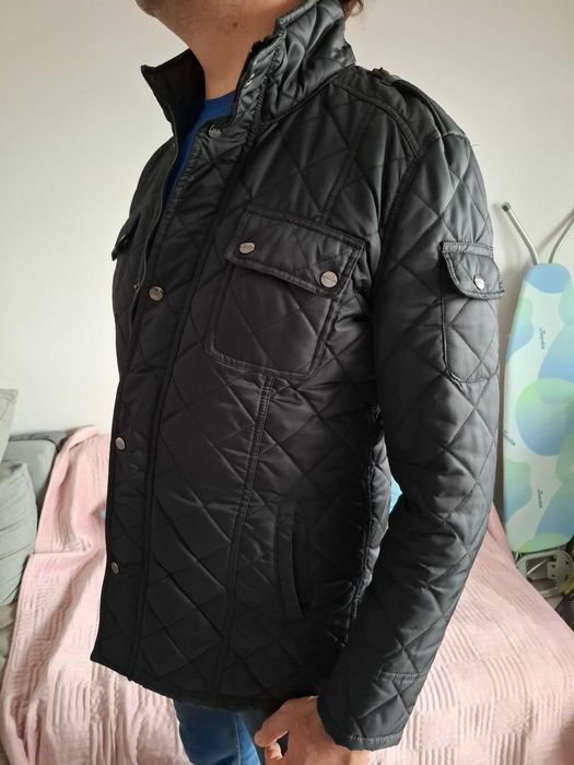 Kurtka płaszcz ZARA męska  pikowana