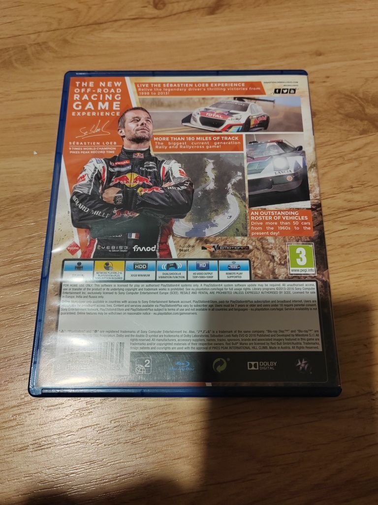 Sebastien loeb rally evo day one ps4 PlayStation 4