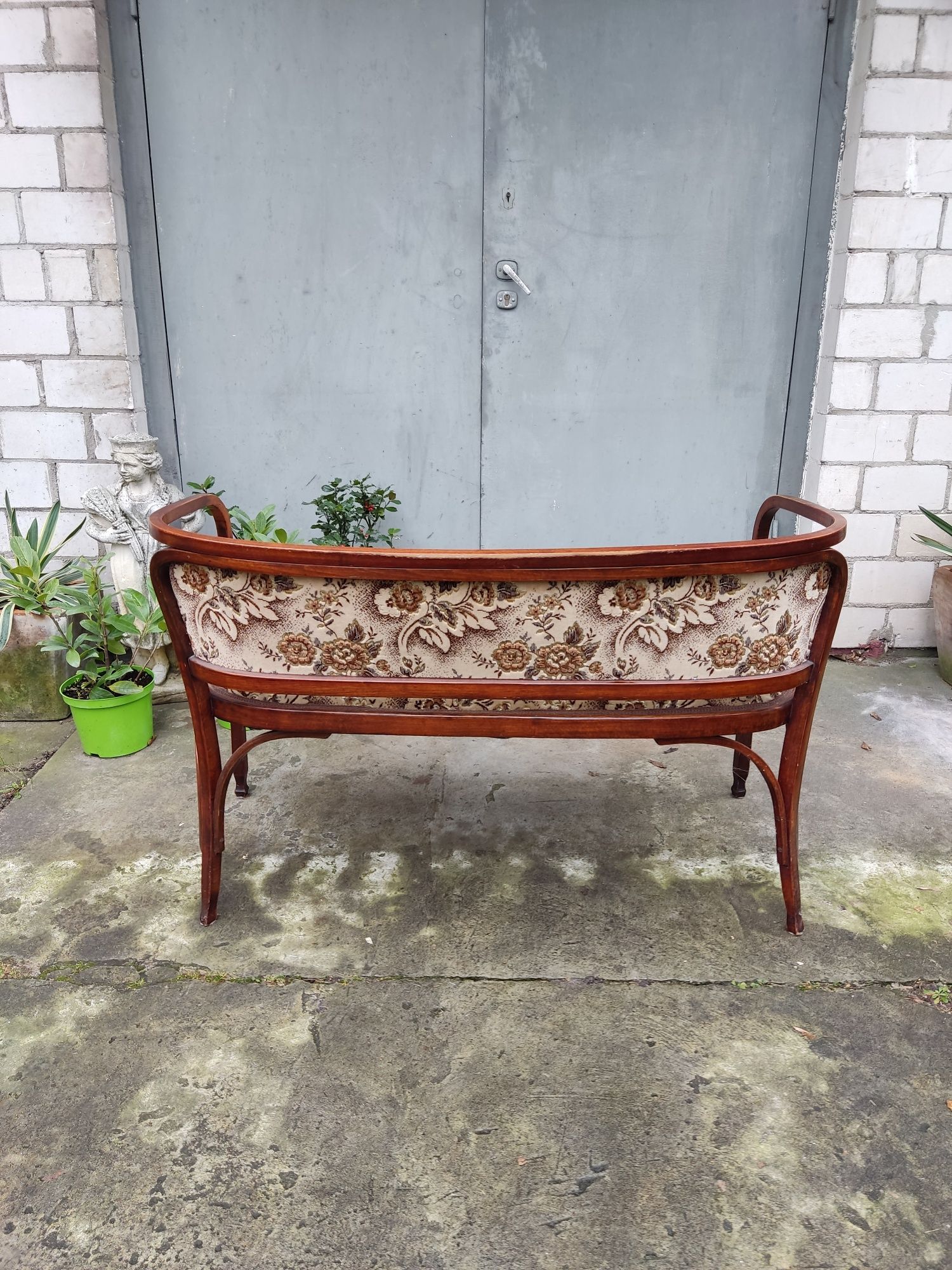 Sofa i dwa fotele proj G.Siegel dla J&J Kohn vintage retro