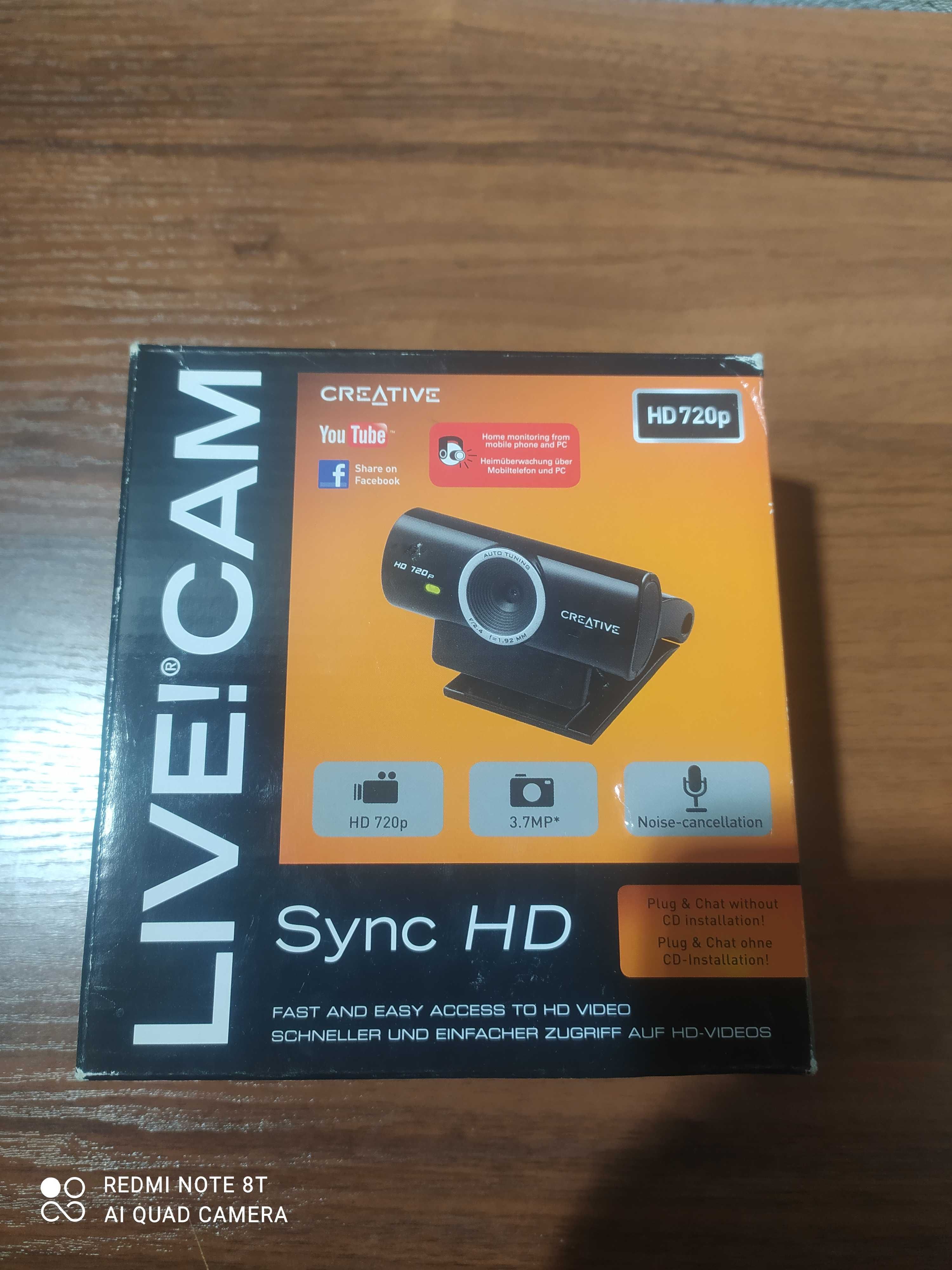 Creative Live ! Cam Sync HD kamerka internetowa ! NOWA ! pudełko