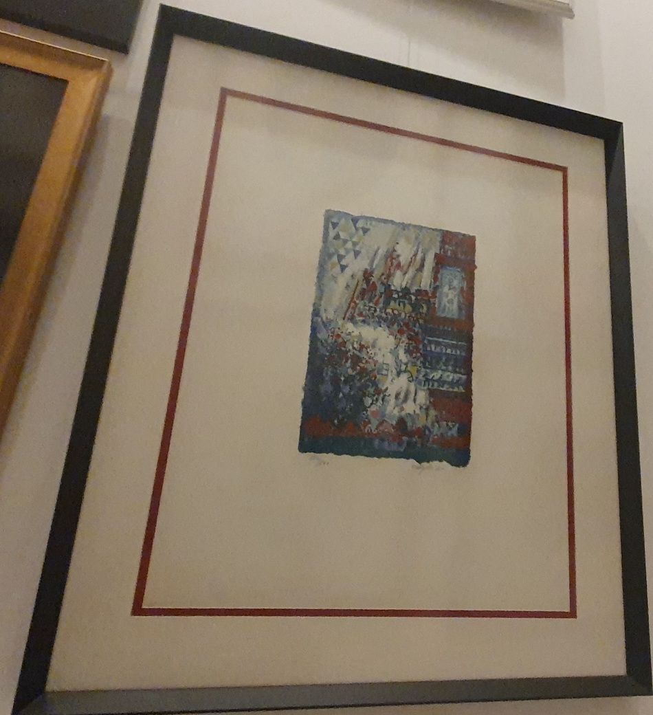 Grande serigrafia de Cargaleiro
