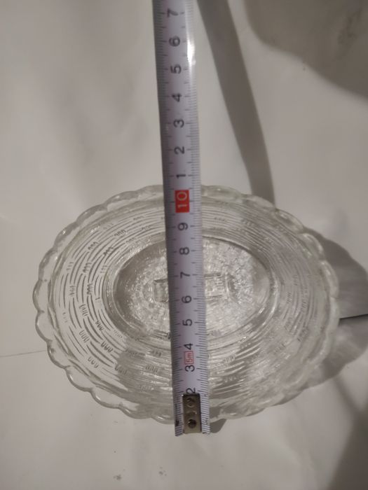 Szklana kura PRL bombonierka