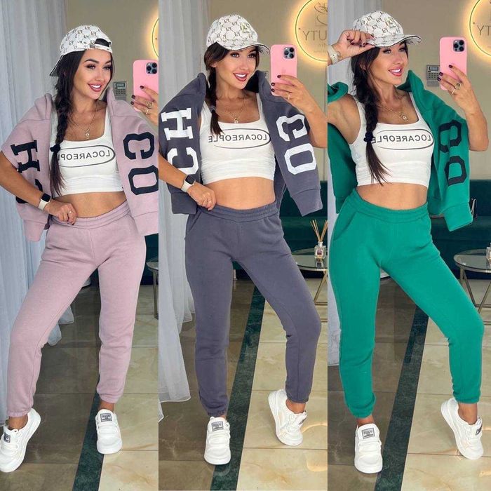 Костюм жіночий фліс спортивний худі кофта штани спортивный женский