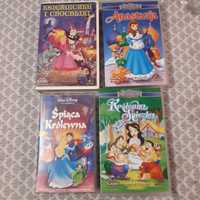 Kasety VHS Księżniczki bajkj
