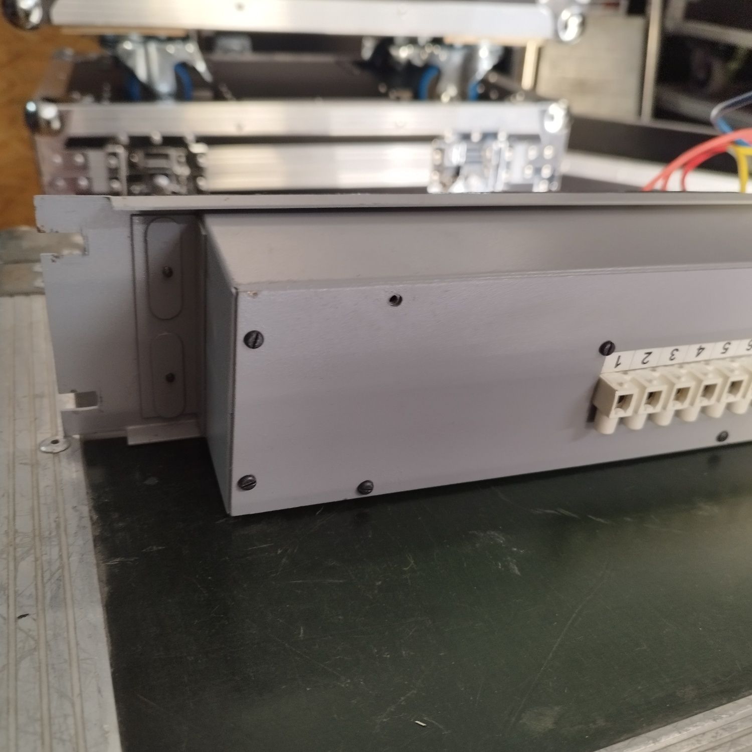 Panel rack, panel włącznikami, case rack, S-10 TRAX