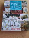 Livro capa dura ponto cruz
