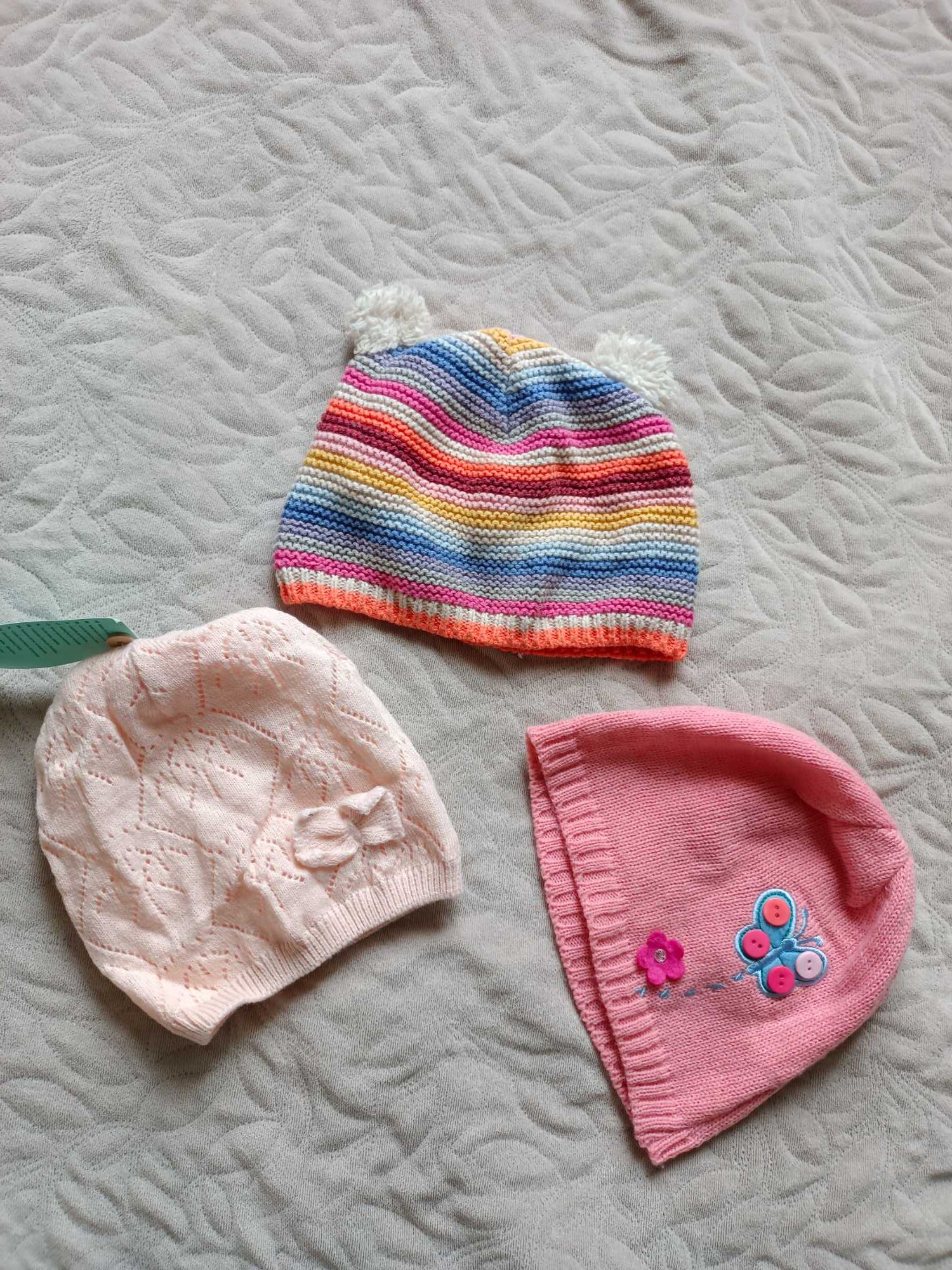 Gap, Pepco, h&m - czapka wiosenna zestaw 3szt 92 98 cm 2-3lata