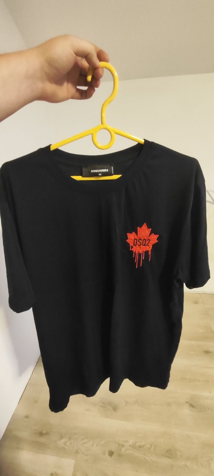 Dsquared2 orginalna włoska Koszulka t-shirt czarna XXXl 3XL