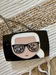Czarna mini torebka Karl Lagerfeld