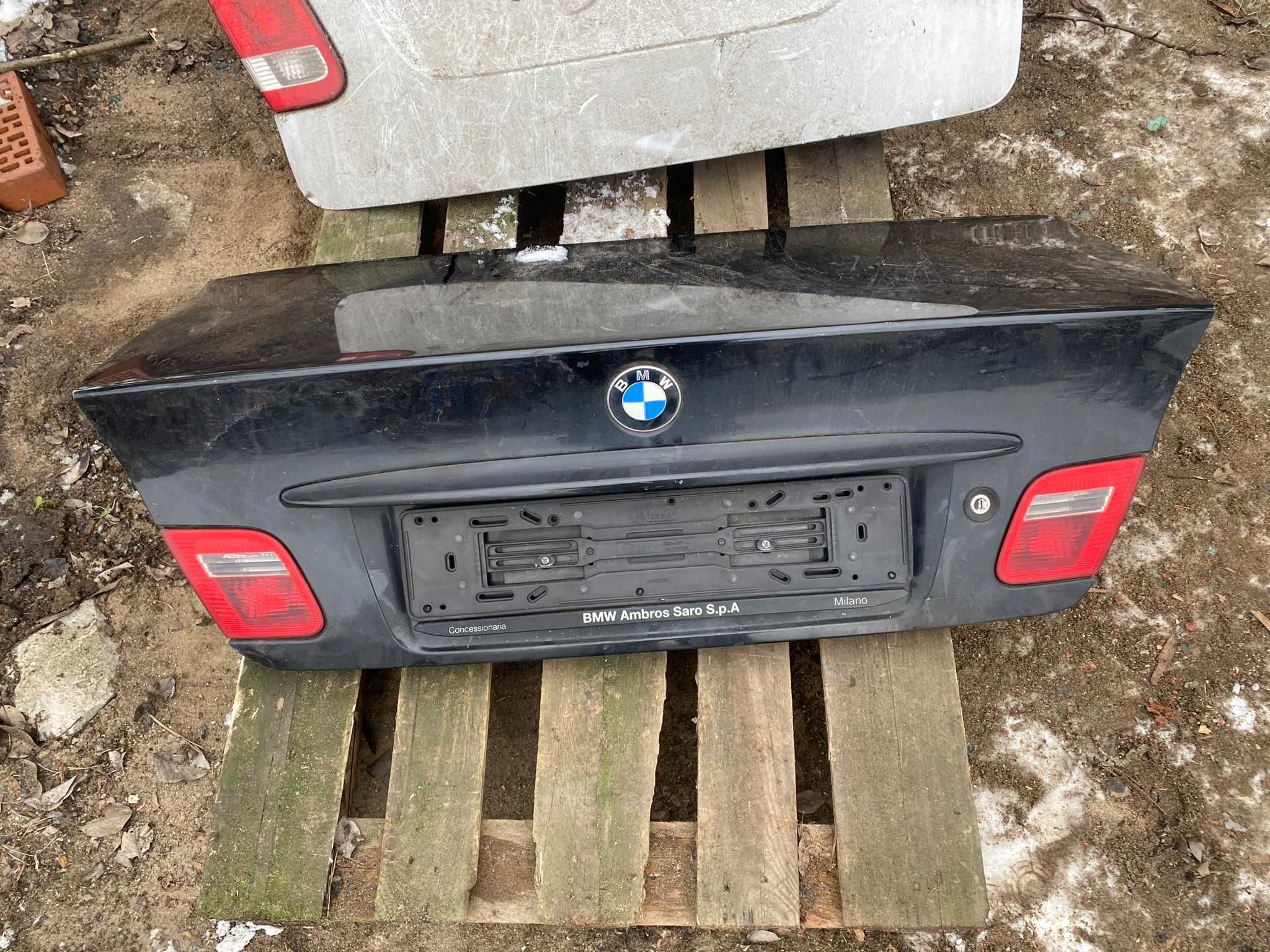 BMW E46 LIFT Coupe Kompletna klapa bagażnika + zestaw naprawczy