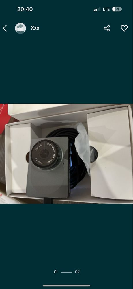 Wideorejstrator Xiaoyi Yi Dash Camera