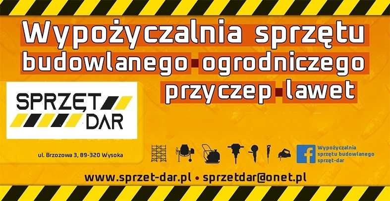 Wypożyczalnia wynajem sprzętu SPRZĘT-DAR WYSOKA LISTWA wibracyjna