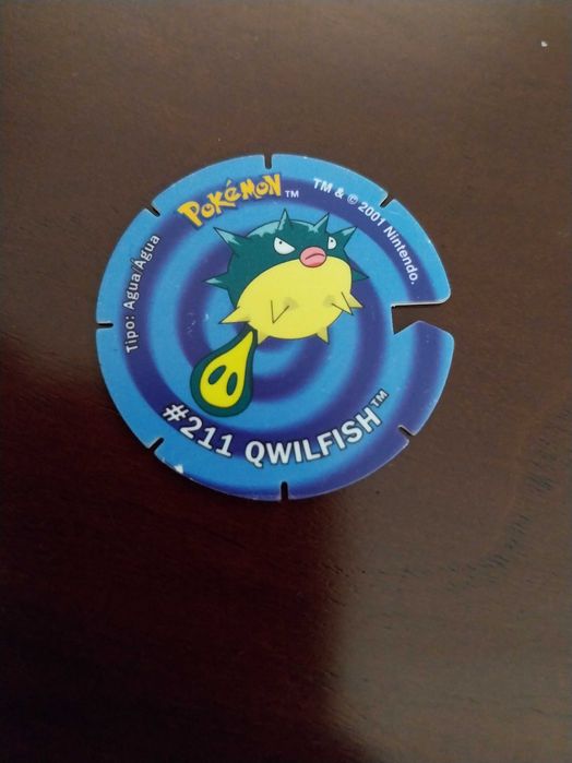 Pokémon Voa Tazo Nº63  #211 Qwilfish, de edição limitada