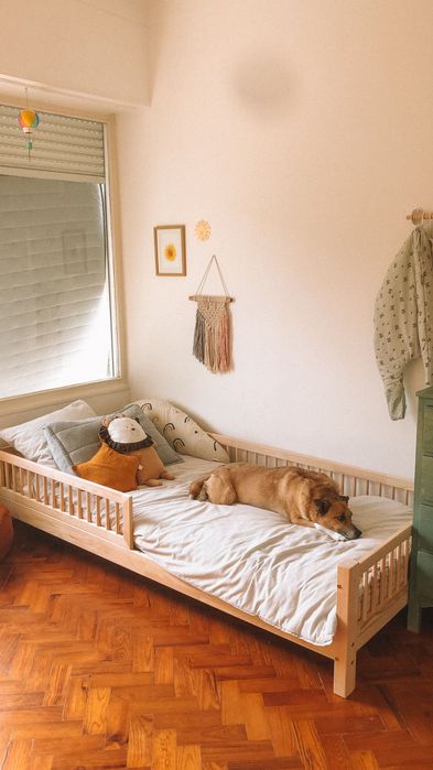 Cama de madeira Mon Little Cabane