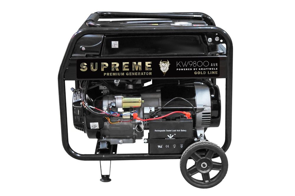 Бензиновий генератор 9.8 кВт, 1-фаз KRAFTWELE KW9800 SUPREME